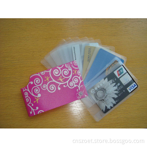 Plastic Credit Card Sleeves